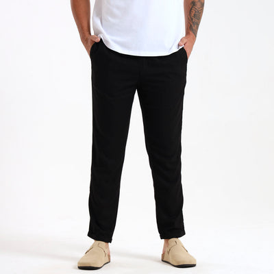 Linen Pants | Black