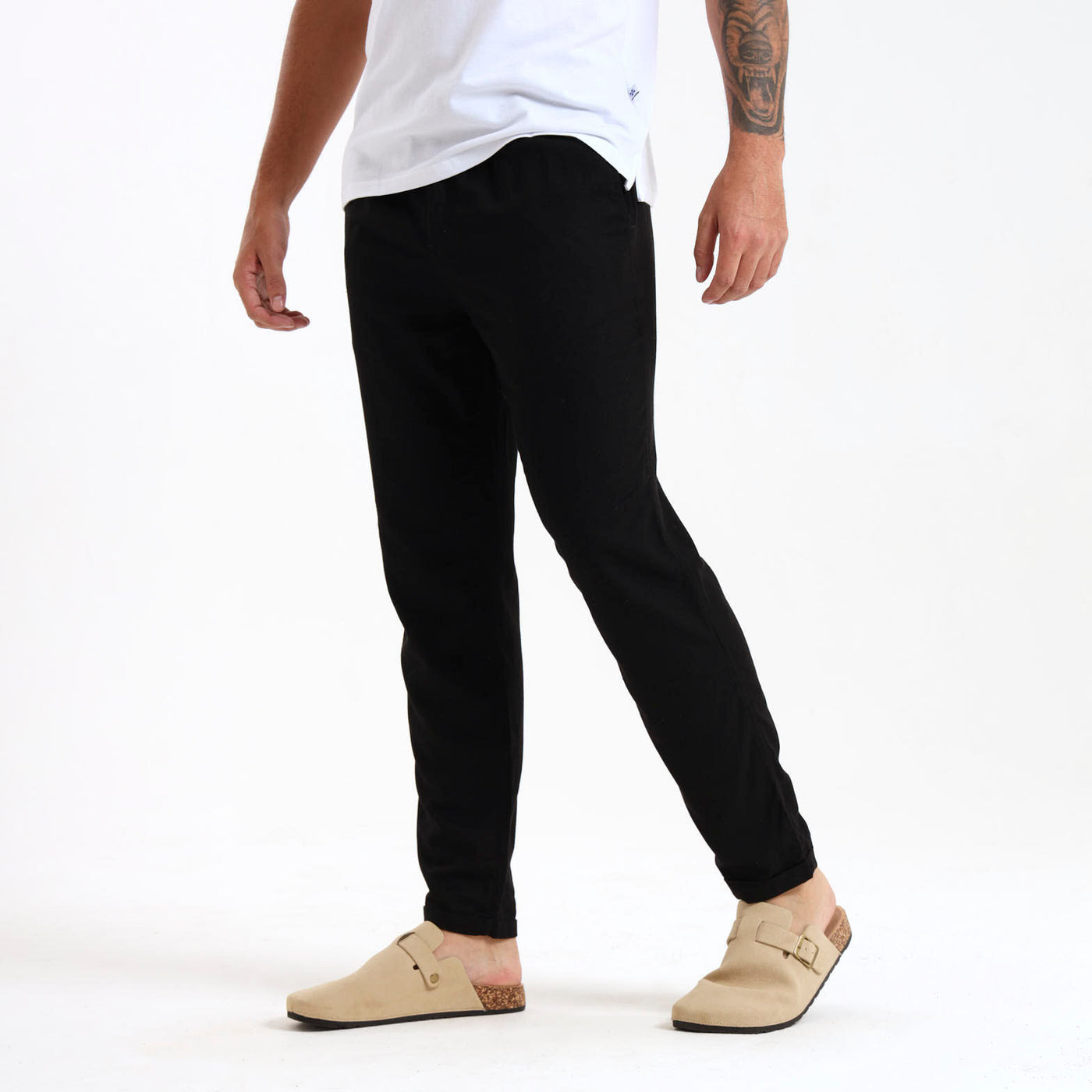 Linen Pants | Black