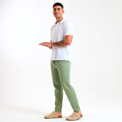 Linen Pants | Sage