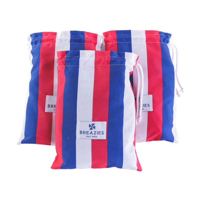 Swim Shorts - Stripes | Coral, Yellow & Baby Blue