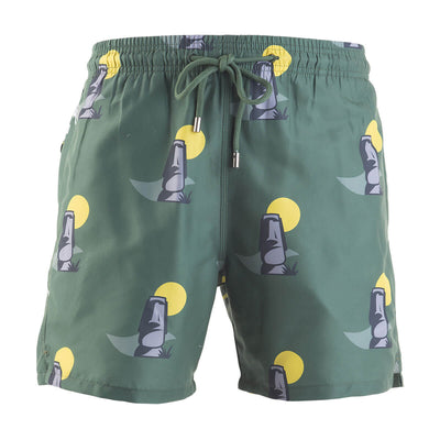 Swim Shorts - Easter Island | Army Green