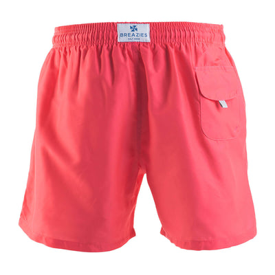 Swim Shorts - Solid | Coral