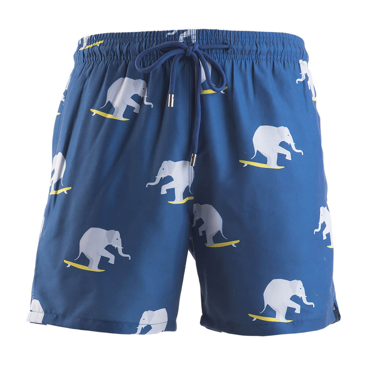 Breazies Swim Shorts Surfing Elephants Navy