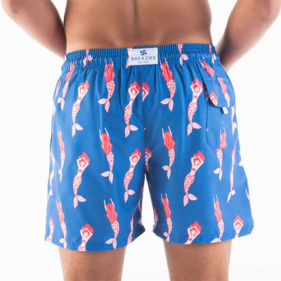 Swim Shorts - Mermaids | Royal Blue