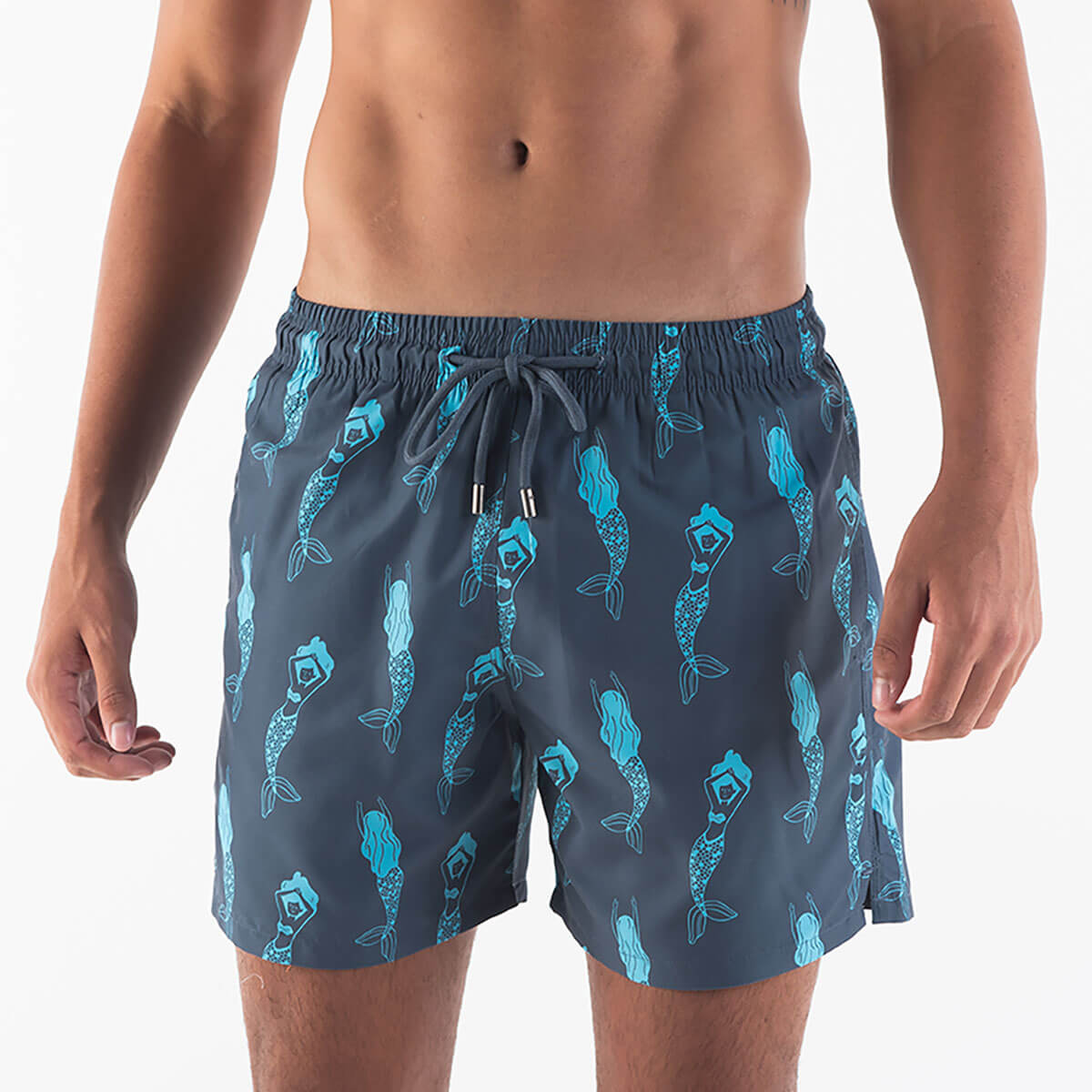 Swim Shorts - Mermaids | Steel