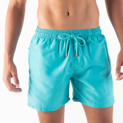 Swim Shorts - Solid | Aqua