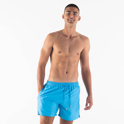 Swim Shorts - Solid | Bubble Gum Blue